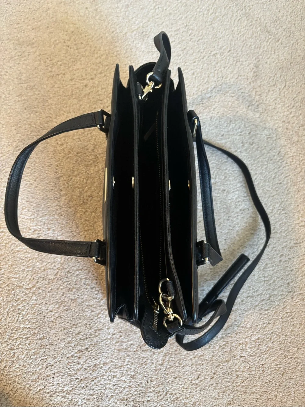 kate spade structured satchel